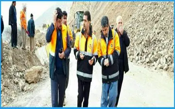 بازگشایی گردنه کنی زرد محور تازه آباد به شیخ صله