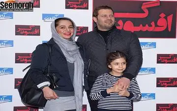 تیپ پژمان بازغی و همسرش در اکران افسونگر! +عکس