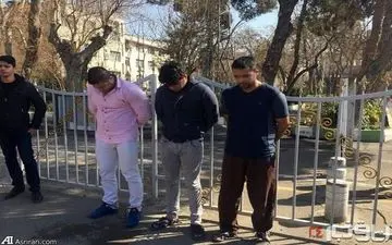 سارقان خودروی حمل پول بانک پاسارگاد+عکس