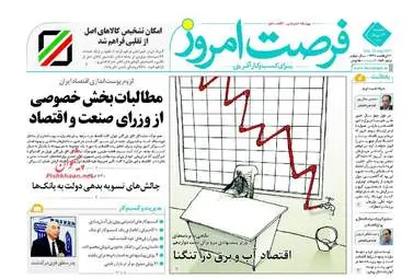 روزنامه های اقتصادی یکشنبه ۲۲ مرداد ۹۶