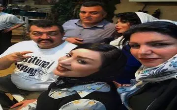  شقایق دلشاد در رستوران احمد ایراندوست