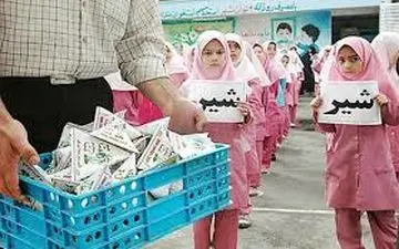  شیر رایگان از آبان در مدارس ۸ استان توزیع می شود + سند