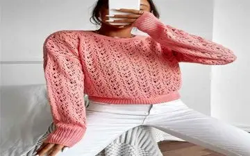 مدل‌های جدید بلوز بافتنی توری برای خانم‌ها| قشنگ ترین لباس های توری امسال را ببینید