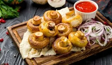 طرز تهیه قارچ کبابی طعم‌دار و خوشمزه به سبک رستورانی