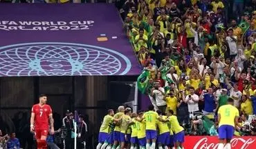 پیروزی برزیل با دبل ریچالیسون در شب قضاوت خوب فغانی + جدول گروه G در پایان دور نخست 