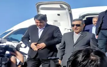 ورود معاون رئیس‌جمهور به بم