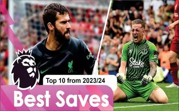 10 سیو برتر لیگ برتر انگلیس در فصل 2023/24 + ویدئو