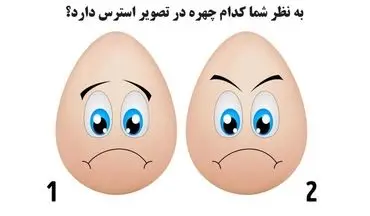 تست شخصیت؛ به نظر شما کدام چهره در تصویر استرس دارد؟