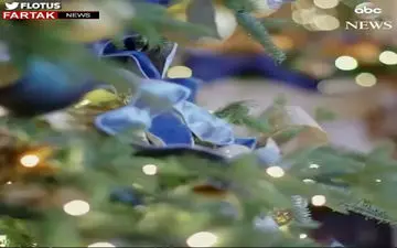 دکور اولین کریسمس خانواده ترامپ در کاخ سفید + فیلم