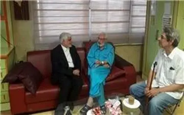 عارف از جمشید مشایخی عیادت کرد
