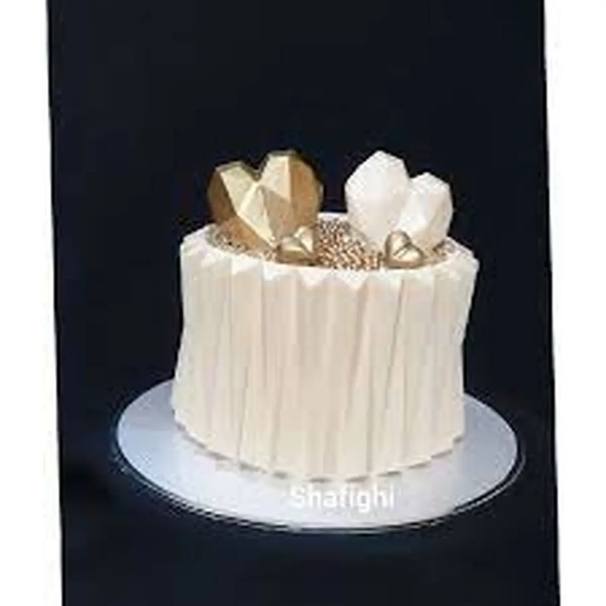  کیک با رویه شکلات سفید | حتما درست کن!