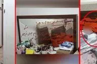 زنم خیانت کرد او را کشتم ! / قاتل با رژلب روی آینه و در حمام پیام نوشت و خودکشی کرد + عکس های نوشته ها و اطلاعیه پلیس بندرعباس