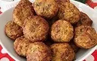 غذای رژیمی برای کسانیکه گوشت نمی خورند| طرز تهیه کوفته کدو سبز