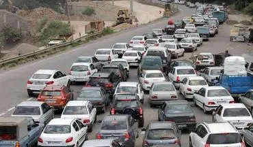 ترافیک سنگین و پرحجم در محورهای هراز و فیروزکوه
