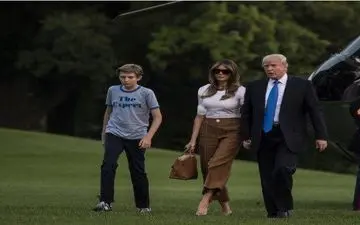 این پسر جوان، مانکن جدید خانواده ترامپ است! / ببینید