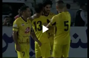 گل اول فجرسپاسی به پرسپولیس/ شلیک از قلب خط دفاعی + ویدئو