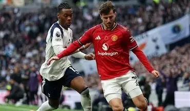 کامبک ناموفق تاتنهام؛ منچستریونایتد از شکست گریخت 