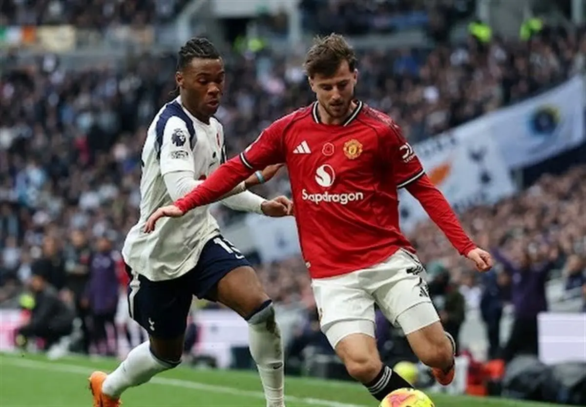 کامبک ناموفق تاتنهام؛ منچستریونایتد از شکست گریخت 