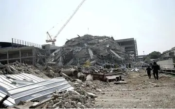 ویدئویی وحشتناک از زلزله ۷.۷ ریشتری میانمار!