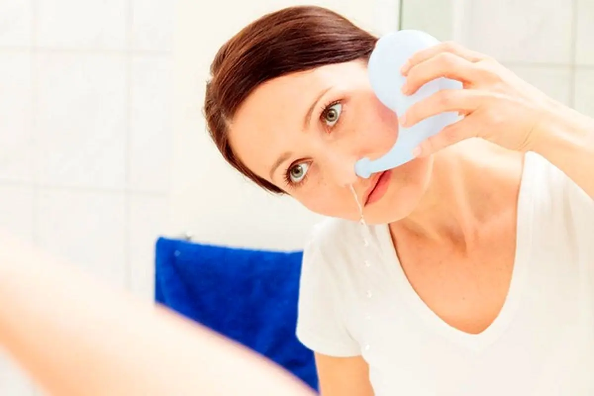 شستشوی بینی با آب نمک مضر است یا مفید؟