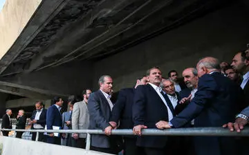 جهانگیری در ورزشگاه آزادی حاضر شد