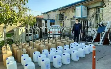 تهیه ۴۰ دستگاه اتوماتیک ضدعفونی 