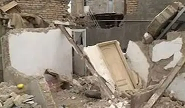 تخریب مرگبار یک خانه در رباط کریم بر اثر انفجار گاز + فیلم 