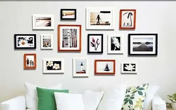 ترفندی ساده برای چیدمان بهتر تابلو و قاب عکس در خانه +فیلم 