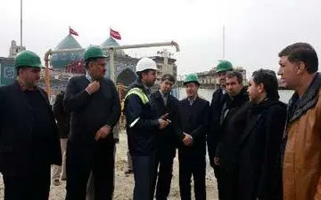  بازدید رئیس و عضو کمیسیون اقتصادی مجلس از طرح توسعه حرم امام حسین(ع)