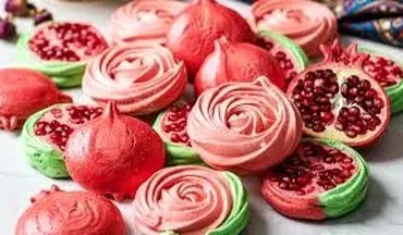 برای میز یلدات این شیرینی رو فراموش نکن| مرنگ یلدایی فوق العاده س!