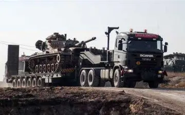 ورود سری جدید تجهیزات نظامی ترکیه به مرزهای سوریه