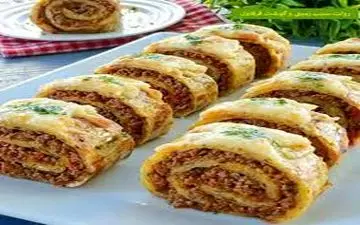 آموزش کامل رولت سیب زمینی و گوشت!