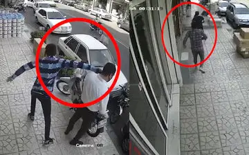 فیلم لحظه سرقت گوشی توسط معروف‌ترین گوشی‌قاپ تهران!