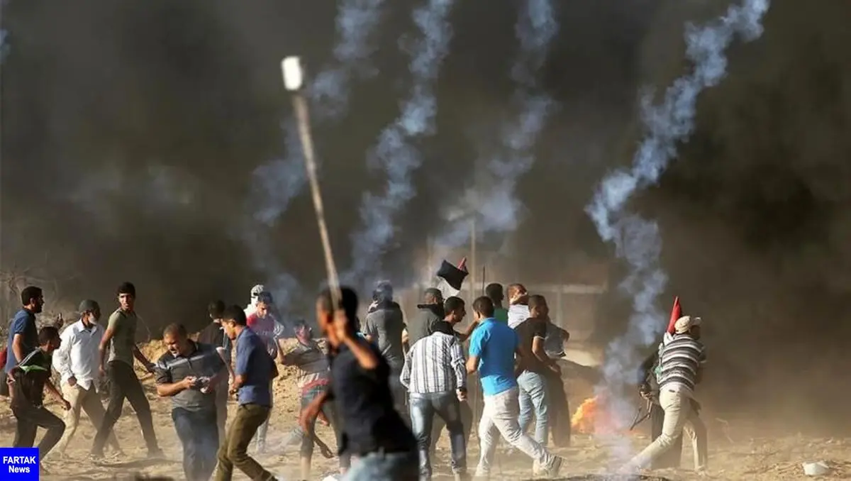 زخمی شدن دو فلسطینی به ضرب گلوله نظامیان صهیونیست در مرز غزه