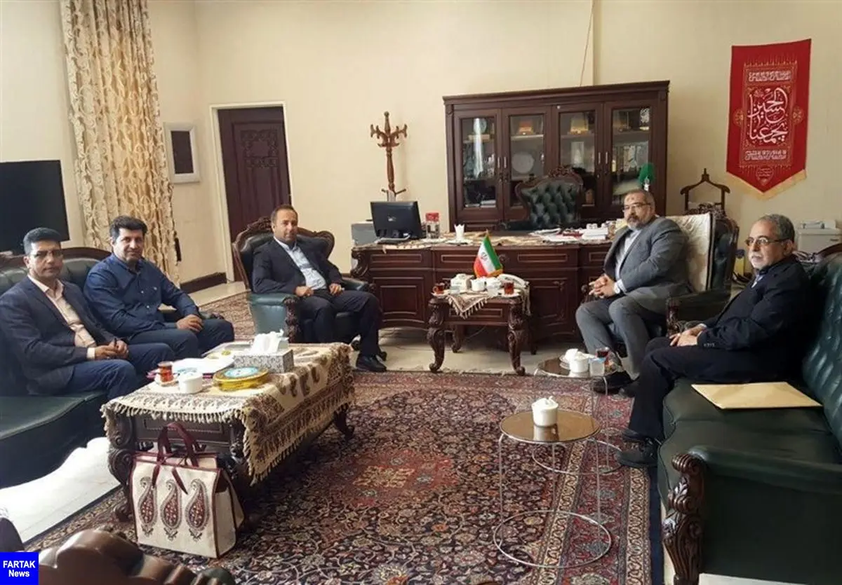 نمایندگان ذوب‌آهن با سرکنسول ایران در کربلا دیدار کردند