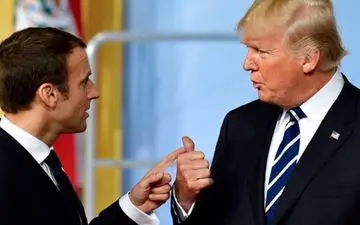  جزییات دیدار مکرون و ترامپ در الیزه