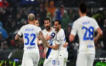 اینتر با شکست قاطع تیم رم در مسیر قهرمانی