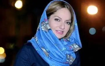  ژست "مهناز افشار" در کنار "نوید محمد زاده" در اختتامیه جشنواره