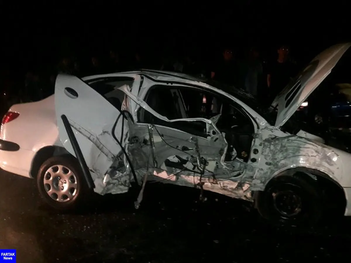 یک کشته و ۵ مصدوم در تصادف جاده اراک - فرمهین