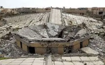 قبر تخریب شده صدام در "العوجه" عراق + فیلم 