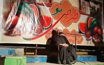 آوازخوانی حجت‌الاسلام قاسمیان در مراسم شب یلدا +فیلم 