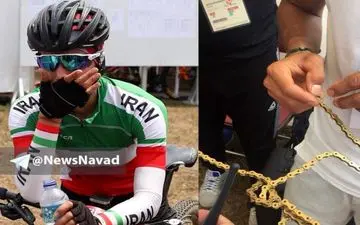 حادثه تلخ برای دوچرخه سوار زن ایرانی در جاکارتا + عکس