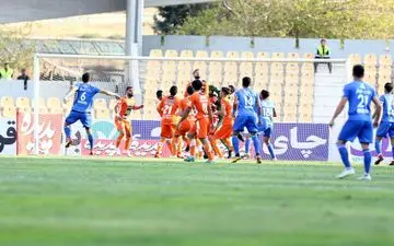 گل اول سایپا به استقلال توسط علی دشتی 