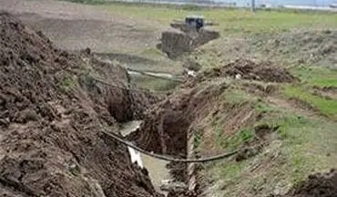 عملیات تعویض وبهسازی واشرها و شیرآلات حوضچه‌های خط انتقال آب از سد گاوشان به کرمانشاه