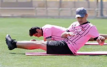 شادترین تمرین پرسپولیس؛ نارنجی، سبز و صورتی!