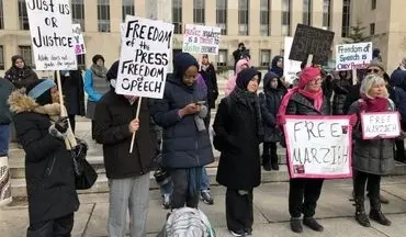 اعتراض آمریکایی‌ها به بازداشت مرضیه هاشمی