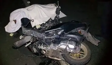 حادثه تلخ در بزرگراه امام علی؛ واژگونی موتورسیکلت دو کشته بر جای گذاشت