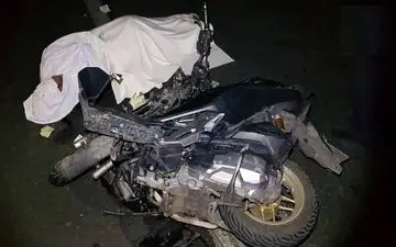 حادثه تلخ در بزرگراه امام علی؛ واژگونی موتورسیکلت دو کشته بر جای گذاشت