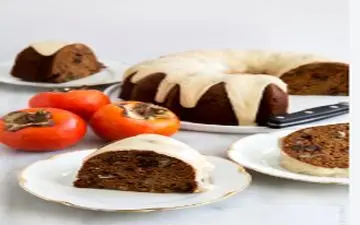 طرز تهیه کیک خرمالو| مناسب فصل پاییز