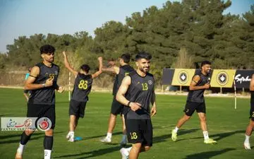 گزارش تصویری از آخرین تمرین سپاهان قبل از رویارویی با آخال ترکمنستان از لنز فرتاک ورزشی